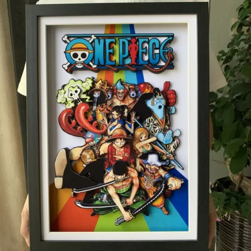 3D Quilling Paper Craft - One Piece Cover Page