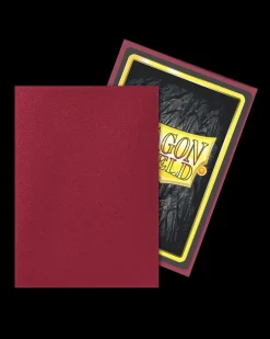 Dragon Shield: Blood Red - Matte Sleeves - Standard Size (100)