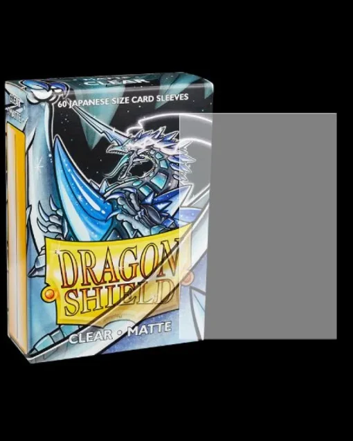 Dragon Shield: Clear - Matte Sleeves - Japanese Size