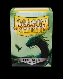 Dragon Shield: Emerald - Matte Sleeves - Standard Size (100)