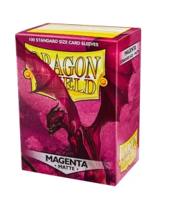 Dragon Shield: Magenta - Matte Sleeves - Standard Size (100)