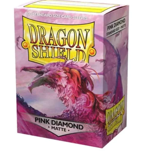 Dragon Shield: Pink Diamond - Matte Sleeves - Standard Size (100)
