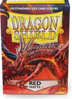 Dragon Shield: Red - Matte Sleeves - Standard Size