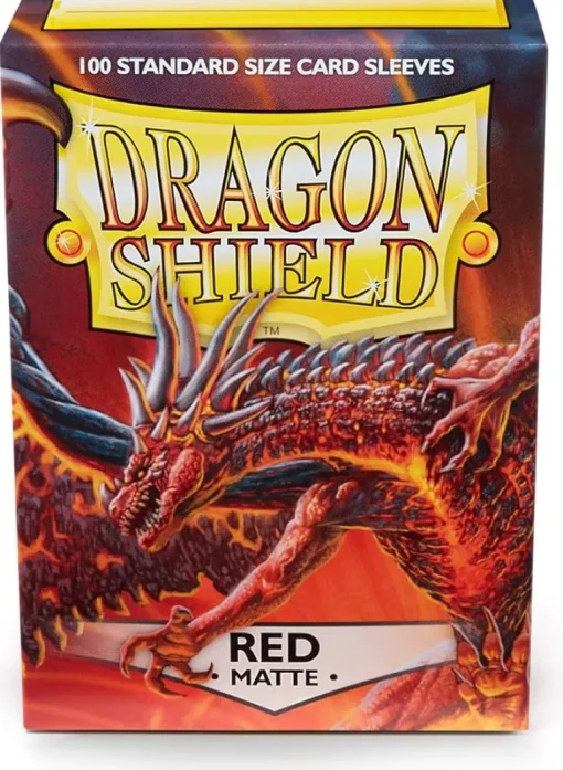 Dragon Shield: Red - Matte Sleeves - Standard Size