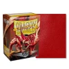 Dragon Shield: Ruby - Matte Sleeves - Standard Size (100)