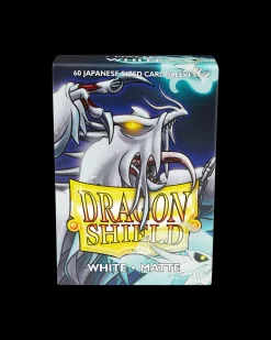 Dragon Shield: White - Matte Sleeves - Japanese Size