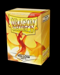 Dragon Shield: Yellow - Matte Sleeves - Standard Size (100)