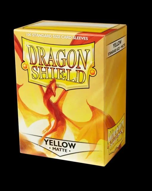 Dragon Shield: Yellow - Matte Sleeves - Standard Size (100)
