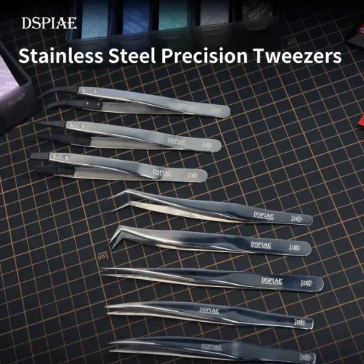 DSPIAE Stainless Steel Precision Tweezers