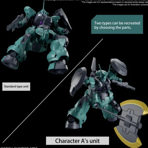 GUNDAM - HG 1/144 DILANZA STANDARD TYPE/LAUDAS DILANZA