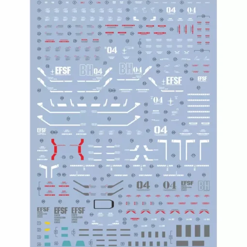 GUNDAM DECAL 191 MG 1/100 FULL ARMOR GUNDAM [GUNDAM THUNDERBOLT]