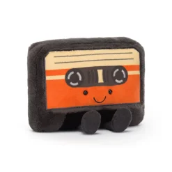 JELLYCAT AMUSEABLES CASSETTE TAPE BLACK 7X18X20CM