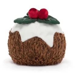 JELLYCAT AMUSEABLES CHRISTMAS PUDDING BROWN 12X13X17 CM