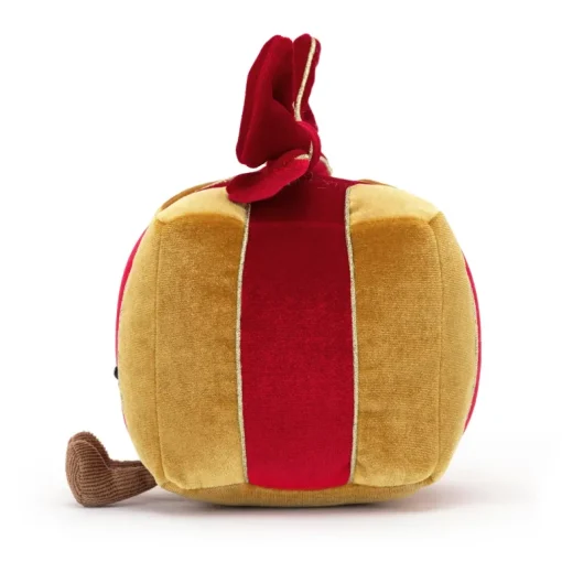 JELLYCAT AMUSEABLES PRESENT YELLOW 11X11X11 CM