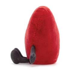 JELLYCAT AMUSEABLES RED HEART LARGE RED & BLACK 7X19X17 CM