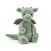 JELLYCAT BASHFUL DRAGON ORIGINAL (MED) GREEN 9X12X31 CM