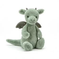 JELLYCAT BASHFUL DRAGON ORIGINAL (MED) GREEN 9X12X31 CM