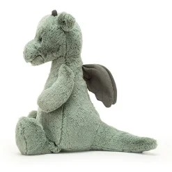 JELLYCAT BASHFUL DRAGON ORIGINAL (MED) GREEN 9X12X31 CM