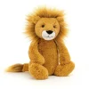 JELLYCAT BASHFUL LION LITTLE (SML) YELLOW 8X9X18 CM