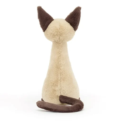 JELLYCAT IRIS SIAMESE CAT BROWN 3X2X27 CM