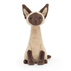 JELLYCAT IRIS SIAMESE CAT BROWN 3X2X27 CM