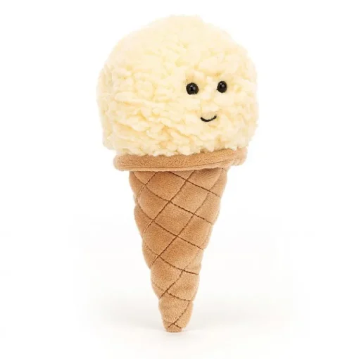 JELLYCAT IRRESISTIBLE ICE CREAM VANILLA CREAM 18X8X8 CM