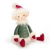 JELLYCAT LEFFY ELF MEDIUM MULTI-COLOURED 34X10X8 CM