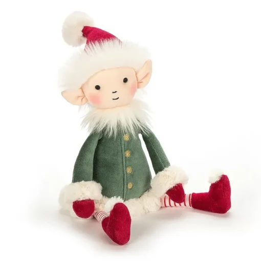 JELLYCAT LEFFY ELF MEDIUM MULTI-COLOURED 34X10X8 CM