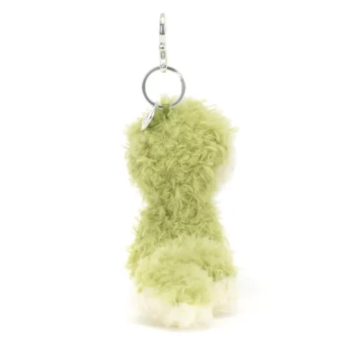 JELLYCAT LITTLE SNAKE BAG CHARM GREEN 16X5X16CM