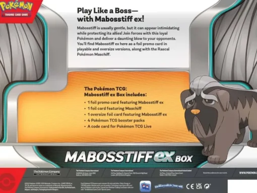 Pokemon TCG: Mabosstiff ex Box
