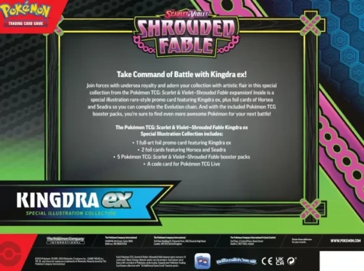 Pokemon TCG: Scarlet & Violet 6.5 Shrouded Fable Kingdra/Greninja ex Special Collection