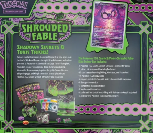 Pokemon TCG: Scarlet & Violet 6.5 Shrouded Fable Elite Trainer Box