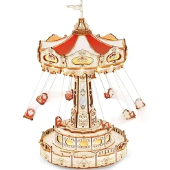 Robotime ROKR DIY Music Box 3D Wooden Puzzle EA02 Swing Ride