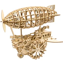 Robotime ROKR Air Vehicle LK702 Mechanical Airship Plane Model