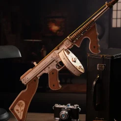 Robotime ROKR Thompson Submachine Toy Gun 3D Wooden Puzzle LQB01