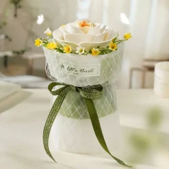 Robotime ROKR White Camellia DIY 3D Puzzle Model AF011