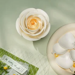 Robotime ROKR White Camellia DIY 3D Puzzle Model AF011