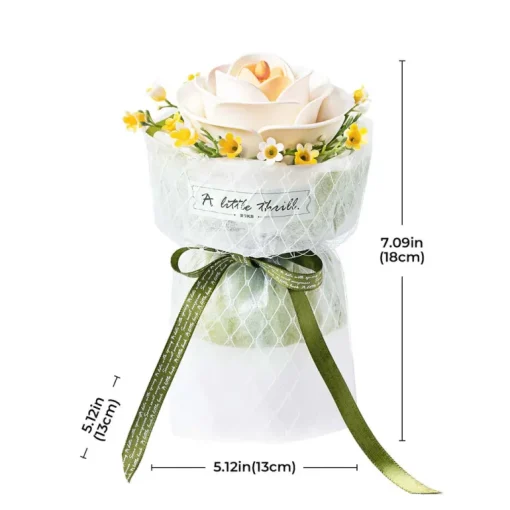 Robotime ROKR White Camellia DIY 3D Puzzle Model AF011