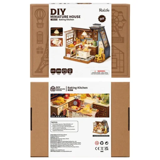 Robotime Rolife Baking Kitchen DIY Miniature House DG172 (Pre-Order)