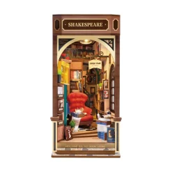 Robotime Rolife Bookstore DIY Book Nook Shelf Insert Kit TGB07