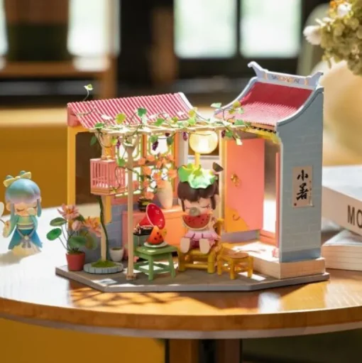 Robotime Rolife DIY Miniature Dollhouse DG19 Nanci 24 Solar Terms + Figure