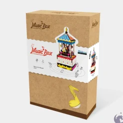 Robotime Rolife DIY Music Box Merry-Go-Round AM304