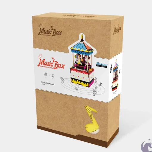 Robotime Rolife DIY Music Box Merry-Go-Round AM304