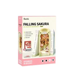 Robotime Rolife Falling Sakura Book Nook Shelf Insert TGB05