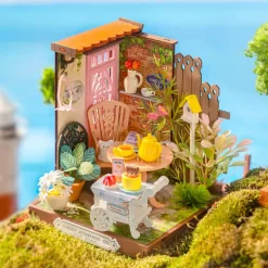 Robotime Rolife Fancy Tea Yard DIY Miniature House DS038