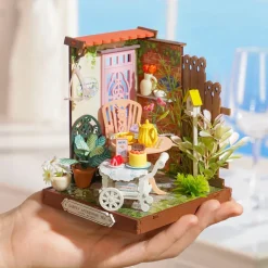 Robotime Rolife Fancy Tea Yard DIY Miniature House DS038