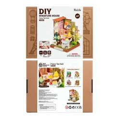 Robotime Rolife Fancy Tea Yard DIY Miniature House DS038
