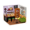 Robotime Rolife Leisurely Cheers Bar DIY Plastic Miniature House DW012