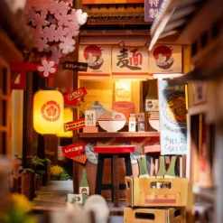 Robotime Rolife Sakura Wine Alley DIY Book Nook Shelf Insert Kit TGB11 (Pre-Order)