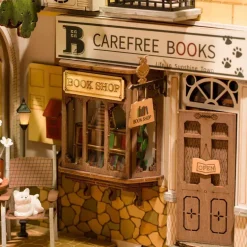 Robotime Rolife Sunshine Town Book Nook Shelf Insert TGB02